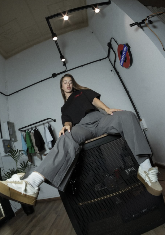 CROPTOP GB BASIC BLACK