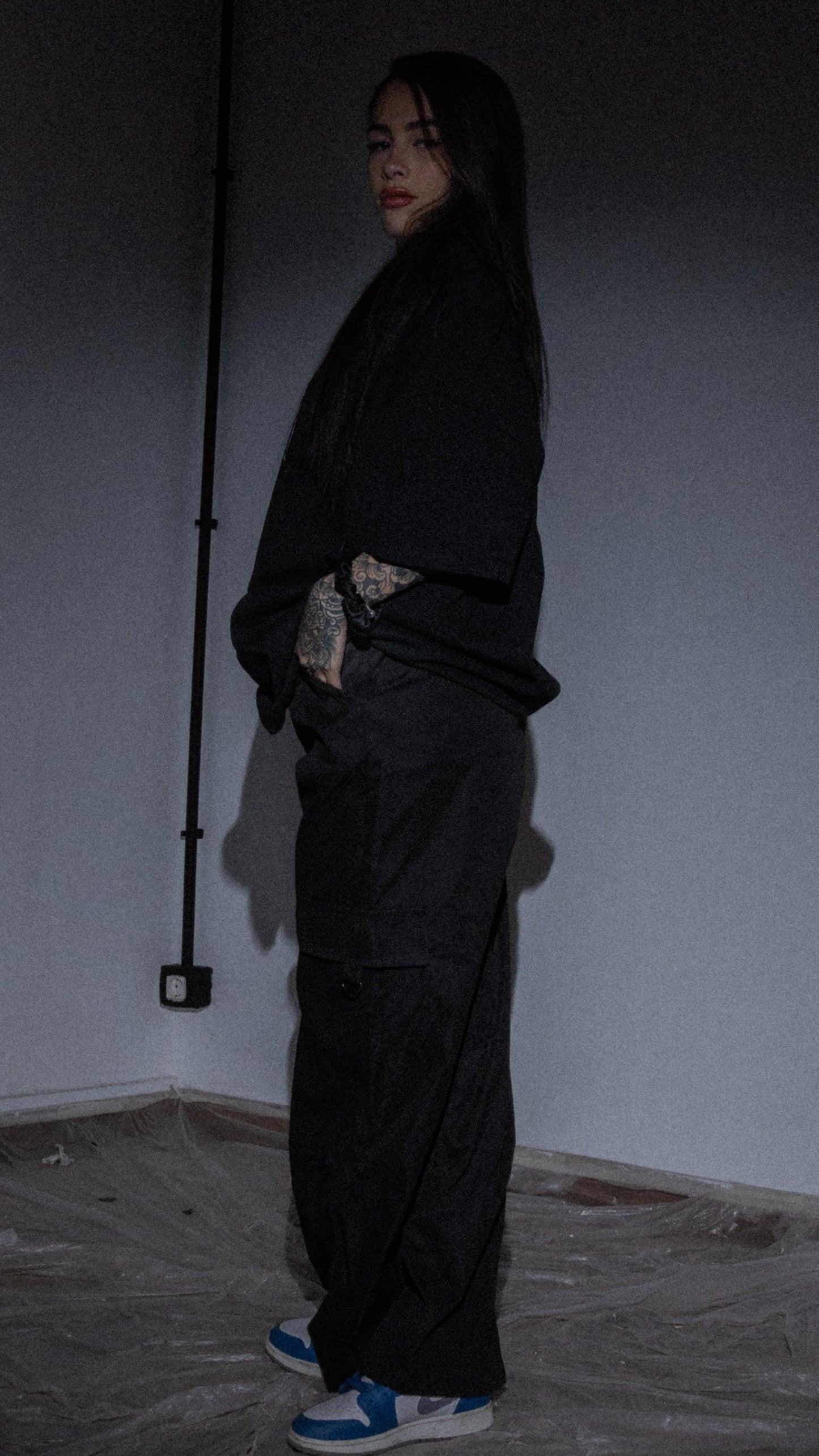 PANTALÓN CARGO BLACK BY SAROVI