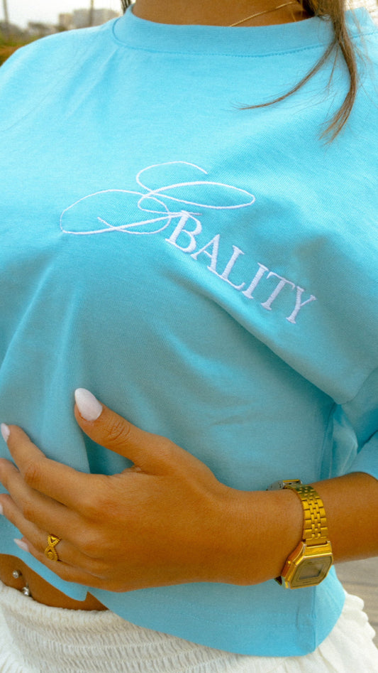 CROPTOP GB BASIC BLUE