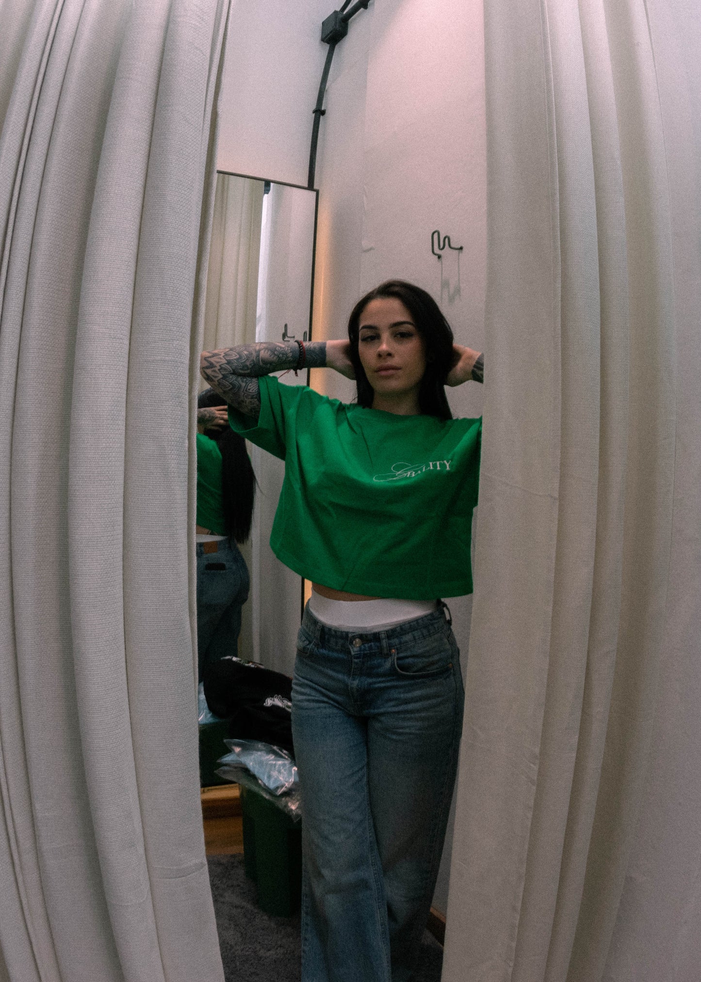 CROPTOP GB BASIC GREEN