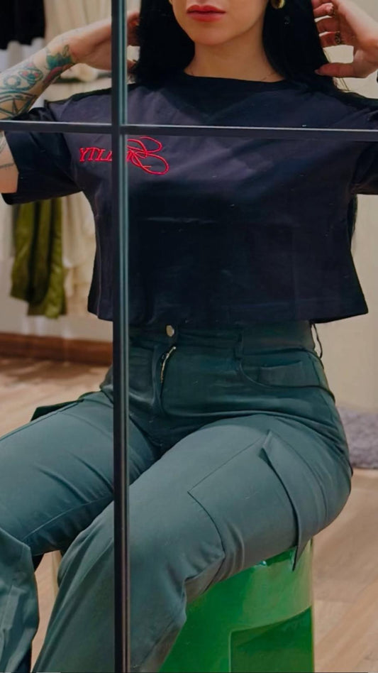 PANTALÓN CARGO DARK GREEN BY SAROVI